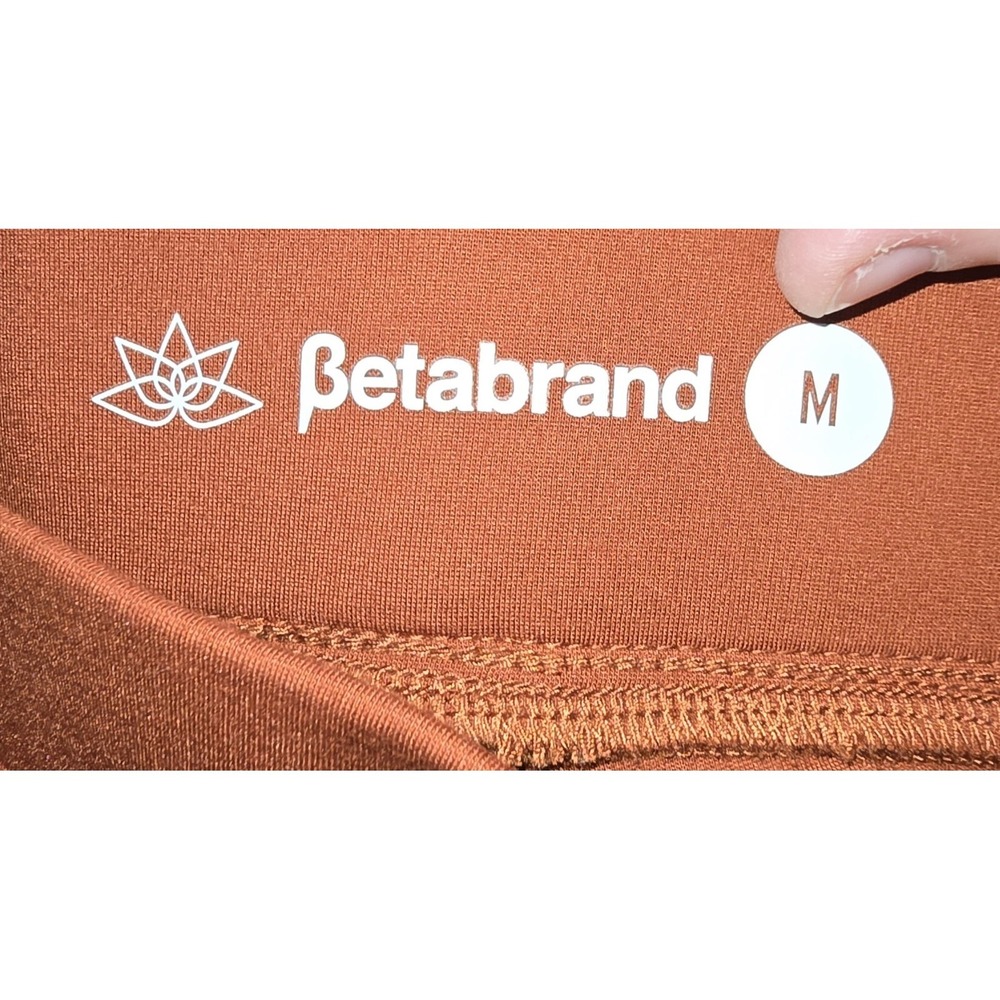 Betabrand Bootcut Sailor Yoga Pants Size M 31x32 Terra Cotta Tall 70s - Picture 5 of 9